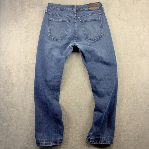 Mott & Bow Men's Slim Staple Jeans Women's 29x30 Blue Italian Denim High-Rise - Picture 2 of 11